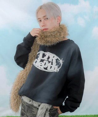 WEGO 【ユニセックス着用ITEM】サークルロゴプルオーバー ブラックその他