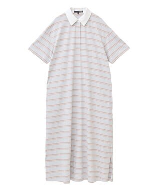 Green Parks ・ＳＵＧＡＲ　ＳＰＯＯＮ　ボーダーポロワンピース Light Gray