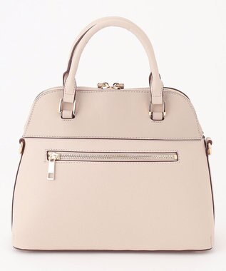 組曲 【ショルダーベルト付き】ボストンハンド バッグ ベージュ系