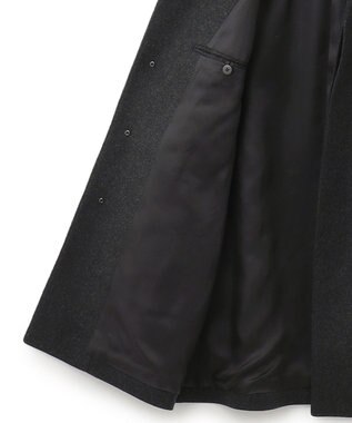 J.PRESS MEN ウールカシミヤビーバーステンカラーコート グレー系