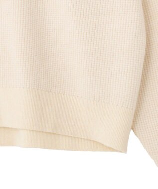 AMERICAN HOLIC ワッフルライクニットプルオーバー Ivory