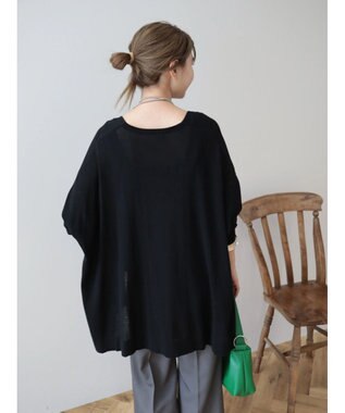 AMERICAN HOLIC ＵＶカットニュアンスニットカーディガン Black