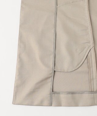 J.PRESS LADIES L 【セットアップ対応・洗える・UVケア・速乾】 OXIJEWELストレッチ ジレ ベージュ系