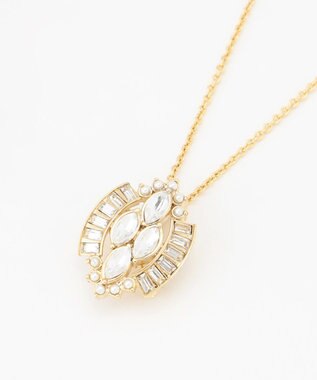 自由区 ビジューブローチ ネックレス