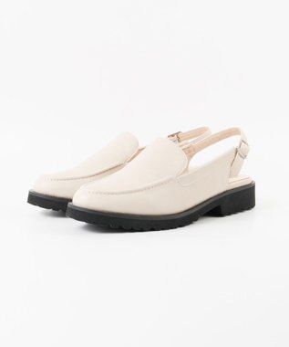 BONTRE 【MIONOTIS/ミオノティス】スリングバックローファー/773B アイボリー