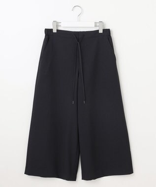 J.PRESS LADIES S 【洗える・吸水速乾】DRYライトサッカー クロップド パンツ ネイビー系