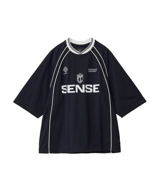 CRAFT STANDARD BOUTIQUE 接触冷感/UVカット/イージーケア/ストレッチ/ゲームシャツ-B Navy