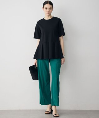ICB 【WEB限定カラーあり】マットスキューバ トラックワイドパンツ エメラルド