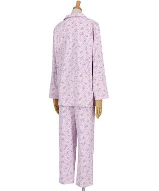 Wing パジャマ 長袖 長ズボン 綿100%(本体) レディース EP7040 ウイング／ワコール ピンク