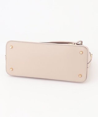 組曲 【ショルダーベルト付き】ボストンハンド バッグ ベージュ系