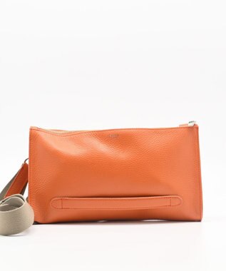 blancle シュリンクレザー クラッチショルダー ORANGE