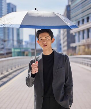 AURORA 【WEB限定】 バイカラー晴雨兼用傘（折りたたみ） ホワイト