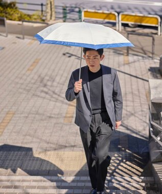 AURORA 【WEB限定】 バイカラー晴雨兼用傘（折りたたみ） ホワイト