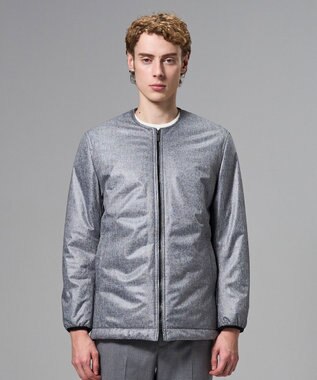 JOSEPH HOMME 新素材【アウタードッキング対応】ラインアートジャガード　ブルゾン ライトグレー系
