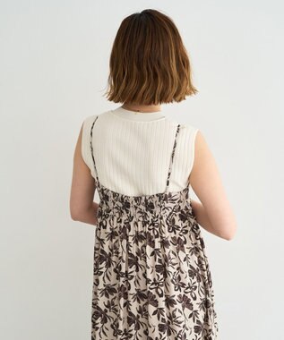 YECCA VECCA アートプリントキャミワンピース Multi