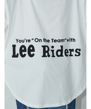 earth music&ecology Ｌｅｅ×ｅ．ｍ．ａ．ｅ　ＲＯＵＮＤＨＥＭ　ＴＥＥ Off White