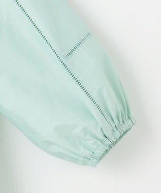 23区 【洗える】シャルマンエンブロイダリー ブラウス スモーキーグリーン系