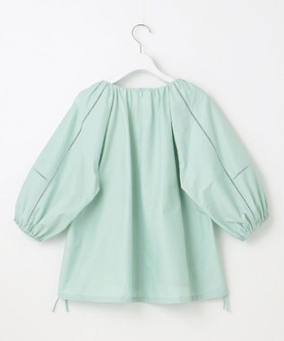 23区 【洗える】シャルマンエンブロイダリー ブラウス スモーキーグリーン系