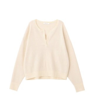 AMERICAN HOLIC ワッフルライクニットプルオーバー Ivory