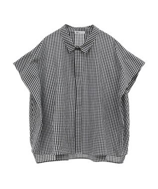 CRAFT STANDARD BOUTIQUE ステンサイドソリッドギンガムチェックブラウス Gingham Check