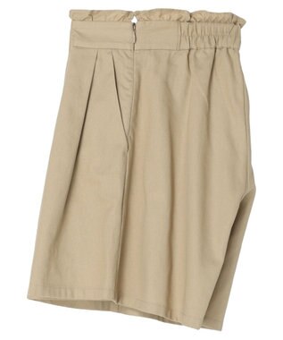 earth music&ecology フリルキュロットパンツ Camel