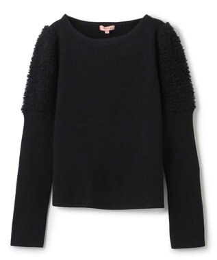 TOCCA 【洗える】CREAM PUFF KNIT ニットプルオーバー ブラック系