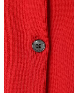 CRAFT STANDARD BOUTIQUE リサイクルポリエステルニットカーディガン Red