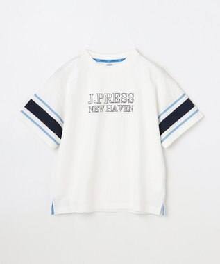 J.PRESS KIDS 【140-170cm】ビックシルエット ロゴＴシャツ アイボリー系