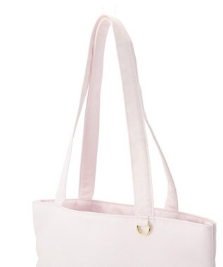 Maison de FLEUR サテンフロントフリルスクエアトートバッグ Light Pink