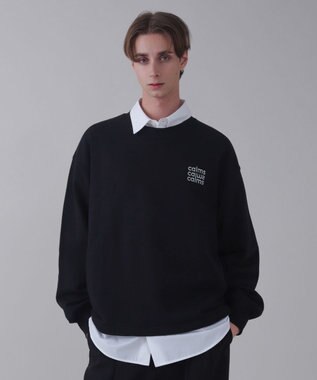 WEGO 【ユニセックス着用ITEM】ショートドロストワンポイント刺繍プルオーバー