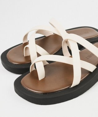 BONTRE 【PRECIEUX JOUET/プレシュウジュエ】フレキシブルソールトングサンダル/020PJ ホワイト