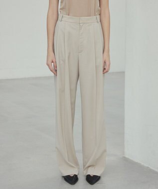 【GISELe 6月号掲載】OREGANO / サマーウールタックワイドパンツ