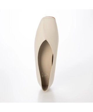 ing <ing>【WEB限定】スクエアトゥフラットシューズ アイボリー