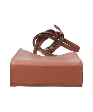 INTER-CHAUSSURES 【RIPANI】チェーンハンドルミニショルダーバッグ ブラウン