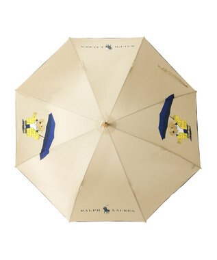 MOONBAT POLO RALPH LAUREN 長傘 RAIN BEAR 一枚張り ベージュ