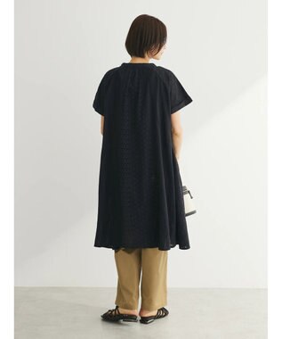 Green Parks Ｉ　パッチワーク刺繍チュニック Black