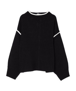 Green Parks ・Ｐｅｔｉｔ　Ｆｌｅｕｒ　ハイショクタートルニット Black