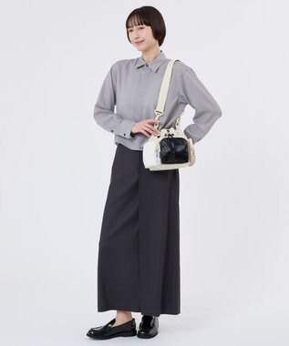 LeSportsac CONV DRAWSTRING CRSSBDY/ベージュ/ブラックシャイン/メレンゲ ベージュ/ブラックシャイン/メレンゲ