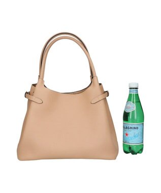 INTER-CHAUSSURES 【LORISTELLA】イタリアンレザーハンドバッグ ライトベージュ