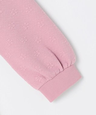 組曲 KIDS 【150-160㎝】フラワーキルト トレーナー ラベンダー