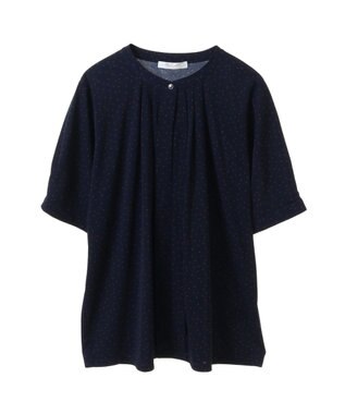 Green Parks ２ｗａｙ　５分袖ブラウソー Navy