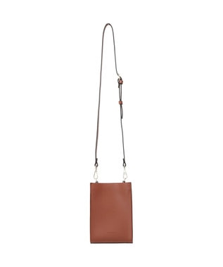 INTER-CHAUSSURES 【RIPANI】チェーンハンドルミニショルダーバッグ ブラウン