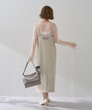YECCA VECCA 袖レースシアートップス Ivory