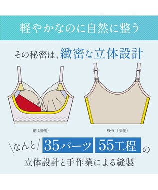 BRADELIS New York 【BRADELIS NewYork peace】　キャッチャーカップソフトエアーブラ26 ライトグレー