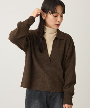 CRAFT STANDARD BOUTIQUE 深Vネックニットプルオーバー