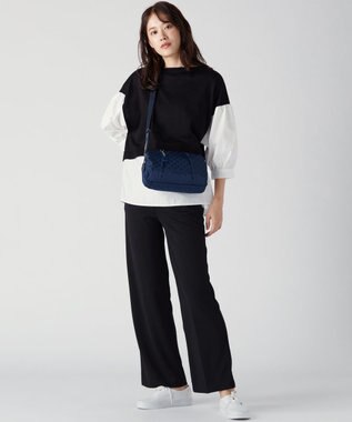 Y'SACCS Polka Dots ポシェット ネイビー