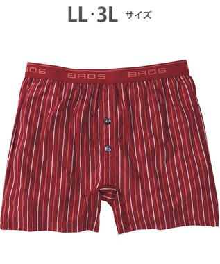 WACOAL MEN トランクス しめつけすぎずダブつかない ストレッチ素材 前開き 下着 メンズ GT4111 /ブロス バイ ワコールメン レッド