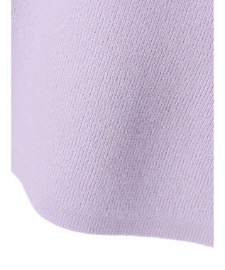 Green Parks 洗える　ボートネックニットプルオーバー Lavender
