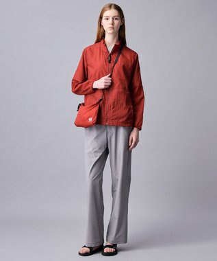 JOSEPH ABBOUD MOUNTAIN 【軽量/ECO撥水/小さくたためる】ナイロンフライリップサコッシュ オレンジ系