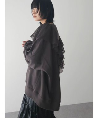 Green Parks ・ＳＵＧＡＲ　ＳＰＯＯＮ　タイガーｐｔラッフルスウェット Charcoal Gray